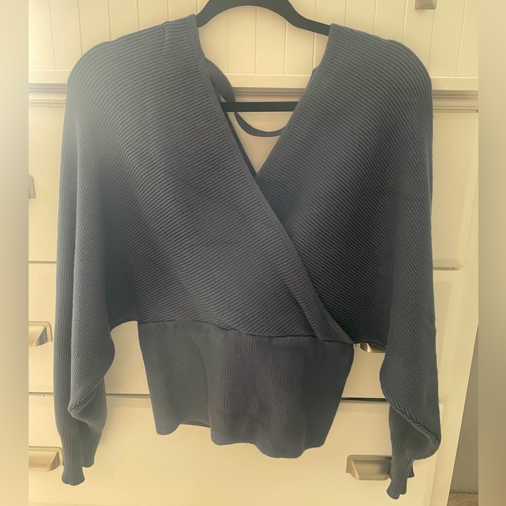 Navy Sweater Love Tree